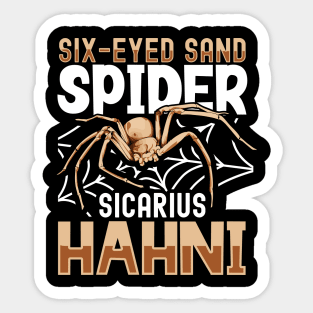 Six-eyed sand spider Sticker